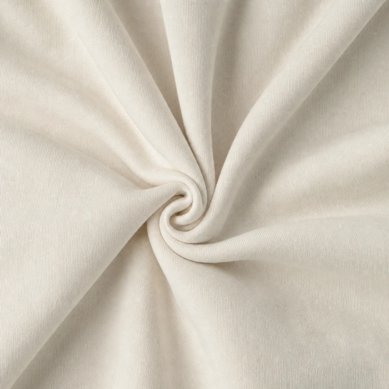 Cotton fabric arranged as a visual material reference