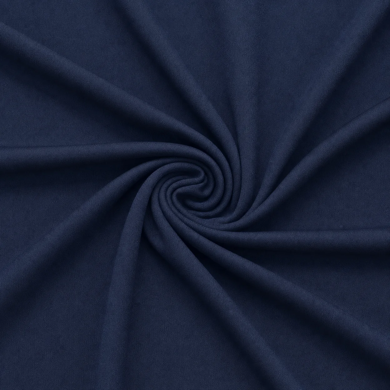 Polyester fabric arranged as a visual material reference